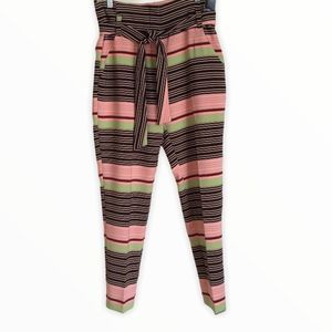 7TH AVENUE MADIE PANTS STRIPED SZ 4